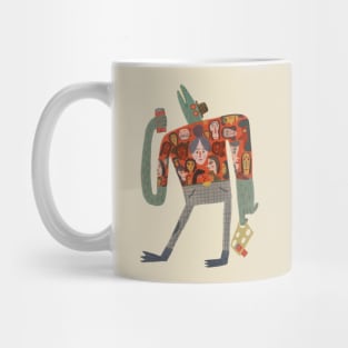 Funny Hippie Lizard Mug